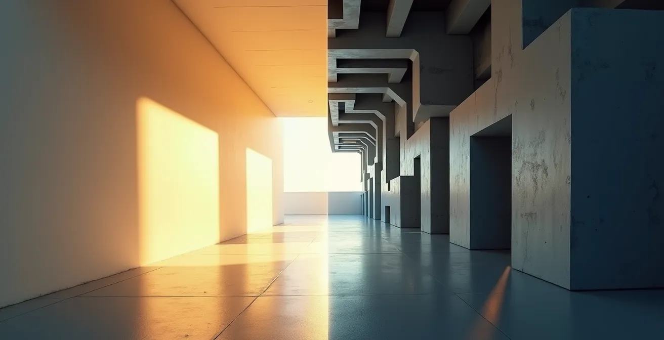 Abstract visualization of a timeline showing immediate fund access versus traditional delays