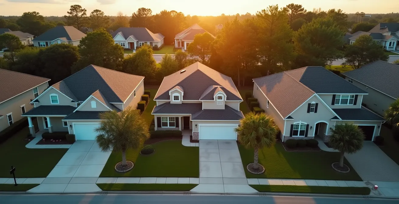 Layered pyramid diagram showing home fortification upgrades from basic to advanced, with the roof as the foundation.