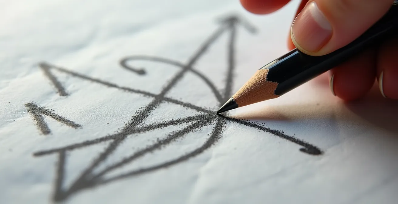 Abstract geometric visualization of mathematical proportions and calculations