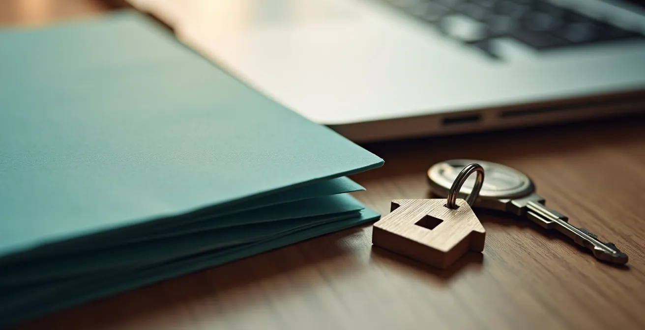 Family reviewing comprehensive insurance documents together in bright living room